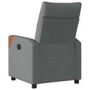 Relaxsessel Stoff Dunkelgrau