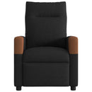 Relaxsessel Stoff Schwarz