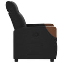 Relaxsessel Stoff Schwarz