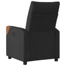 Relaxsessel Stoff Schwarz