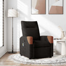 Relaxsessel Stoff Schwarz