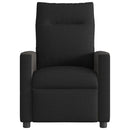 Relaxsessel Stoff Schwarz
