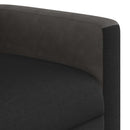 Relaxsessel Stoff Schwarz