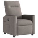 Relaxsessel Stoff Taupe