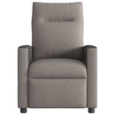Relaxsessel Stoff Taupe