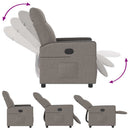 Relaxsessel Stoff Taupe