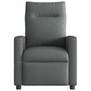 Massagesessel Stoff Dunkelgrau
