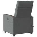 Massagesessel Stoff Dunkelgrau