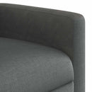 Massagesessel Stoff Dunkelgrau
