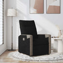 Relaxsessel Elektrisch Stoff Schwarz