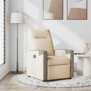 Relaxsessel Elektrisch Stoff Creme