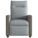 Massagesessel Stoff Hellgrau