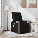 Relaxsessel Elektrisch Stoff Schwarz