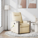 Relaxsessel Elektrisch Stoff Creme