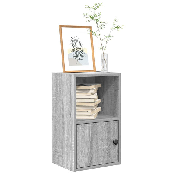 Bücherregal Grau Sonoma 31x24x52 cm Holzwerkstoff