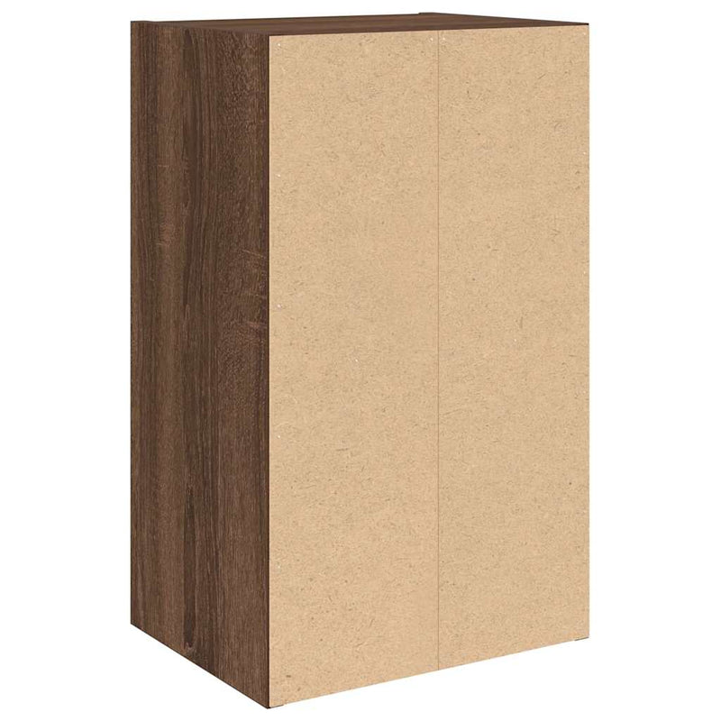 Bücherregal Braun Eichen-Optik 31x24x52 cm Holzwerkstoff