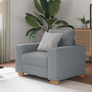 Sessel Hellgrau 59 Cm Stoff