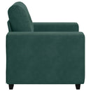Sessel Dunkelgrün 59 Cm Samt