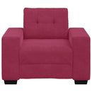 Sessel Weinrot 59 Cm Samt