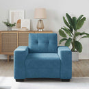 Sessel Blau 59 Cm Samt