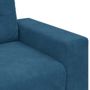 Sessel Blau 59 Cm Samt