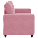 Zweisitzer-Sofa Rosa 120 Cm Samt