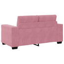 Zweisitzer-Sofa Rosa 120 Cm Samt