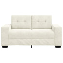 Zweisitzer-Sofa Creme 120 Cm Samt