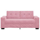 Zweisitzer-Sofa Rosa 140 Cm Samt
