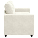 Zweisitzer-Sofa Creme 140 Cm Samt