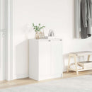 Schuhregal Braun Eichen-Optik 57X34X76 Cm Holzwerkstoff