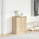 Schuhregal Braun Eichen-Optik 57X34X76 Cm Holzwerkstoff