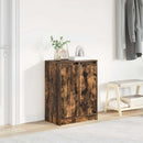 Schuhregal Braun Eichen-Optik 57X34X76 Cm Holzwerkstoff
