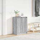 Schuhregal Braun Eichen-Optik 57X34X76 Cm Holzwerkstoff