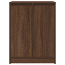 Schuhregal Braun Eichen-Optik 57X34X76 Cm Holzwerkstoff
