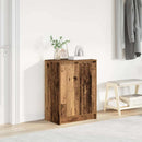 Schuhregal Braun Eichen-Optik 57X34X76 Cm Holzwerkstoff