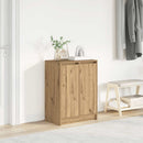 Schuhregal Braun Eichen-Optik 57X34X76 Cm Holzwerkstoff