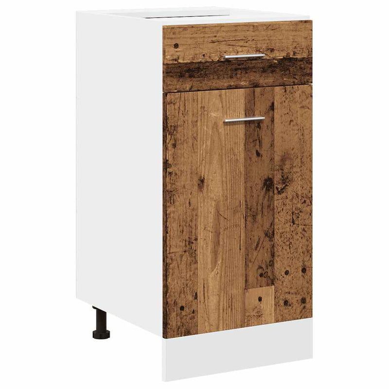 7-Tlg. Küchenschrank-Set -Optik Holzwerkstoff