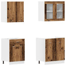 4-Tlg. Küchenschrank-Set -Optik Holzwerkstoff