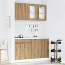 4-Tlg. Küchenschrank-Set -Optik Holzwerkstoff