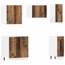 11-Tlg. Küchenschrank-Set -Optik Holzwerkstoff