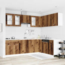 11-Tlg. Küchenschrank-Set Artisan-Eiche Holzwerkstoff