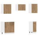 11-Tlg. Küchenschrank-Set Artisan-Eiche Holzwerkstoff