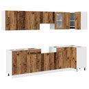 11-Tlg. Küchenschrank-Set -Optik Holzwerkstoff