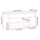 Schuhbank 102X30,5X45 Cm Holzwerkstoff