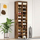 Schuhschrank -Optik 54X34X183 Cm Holzwerkstoff