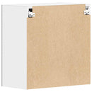 Küchenwandschrank Betongrau 60X31X60 Cm Holzwerkstoff Verzinkter Stahl/Grau
