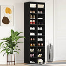 Schuhschrank -Optik 54X34X183 Cm Holzwerkstoff