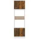 Mikrowellenumbauschrank Räuchereiche 60X57X207 Cm Holzwerkstoff