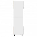Mikrowellenumbauschrank Grau Sonoma 60X57X207 Cm Holzwerkstoff